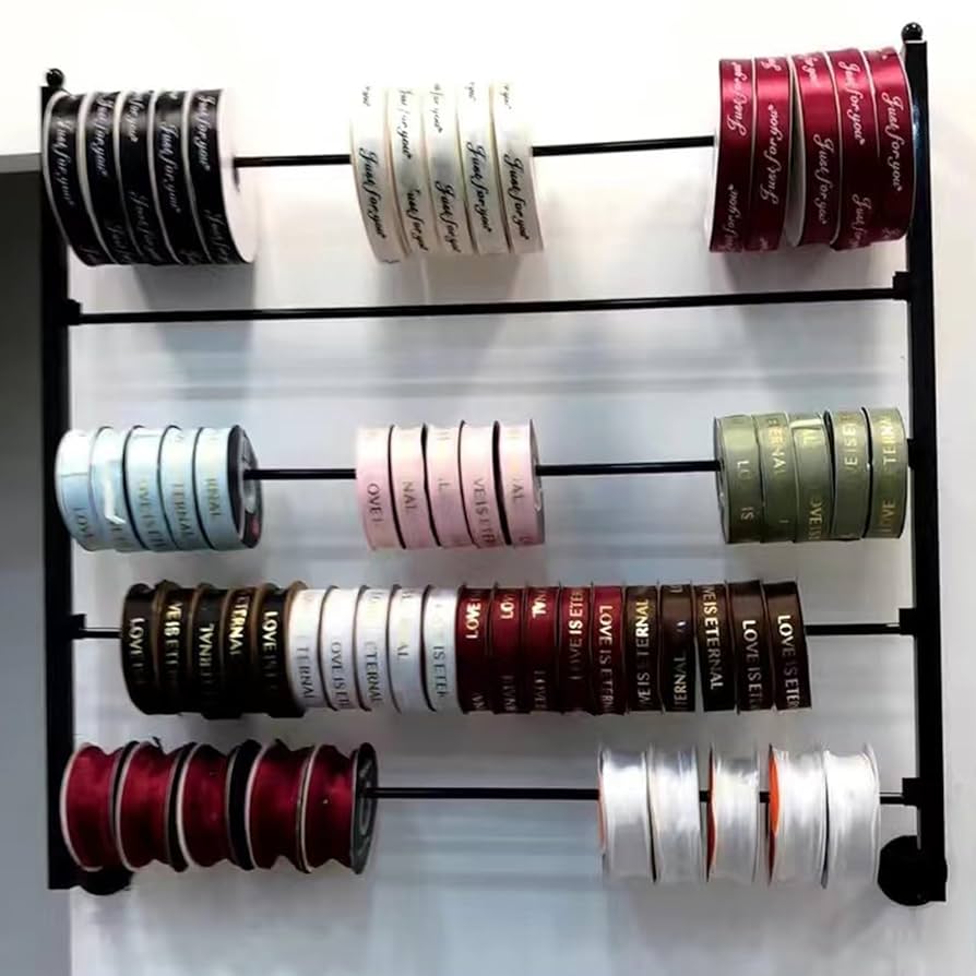 Amazon.com: Ribbon Organizer Storage, Ribbon Display Rack