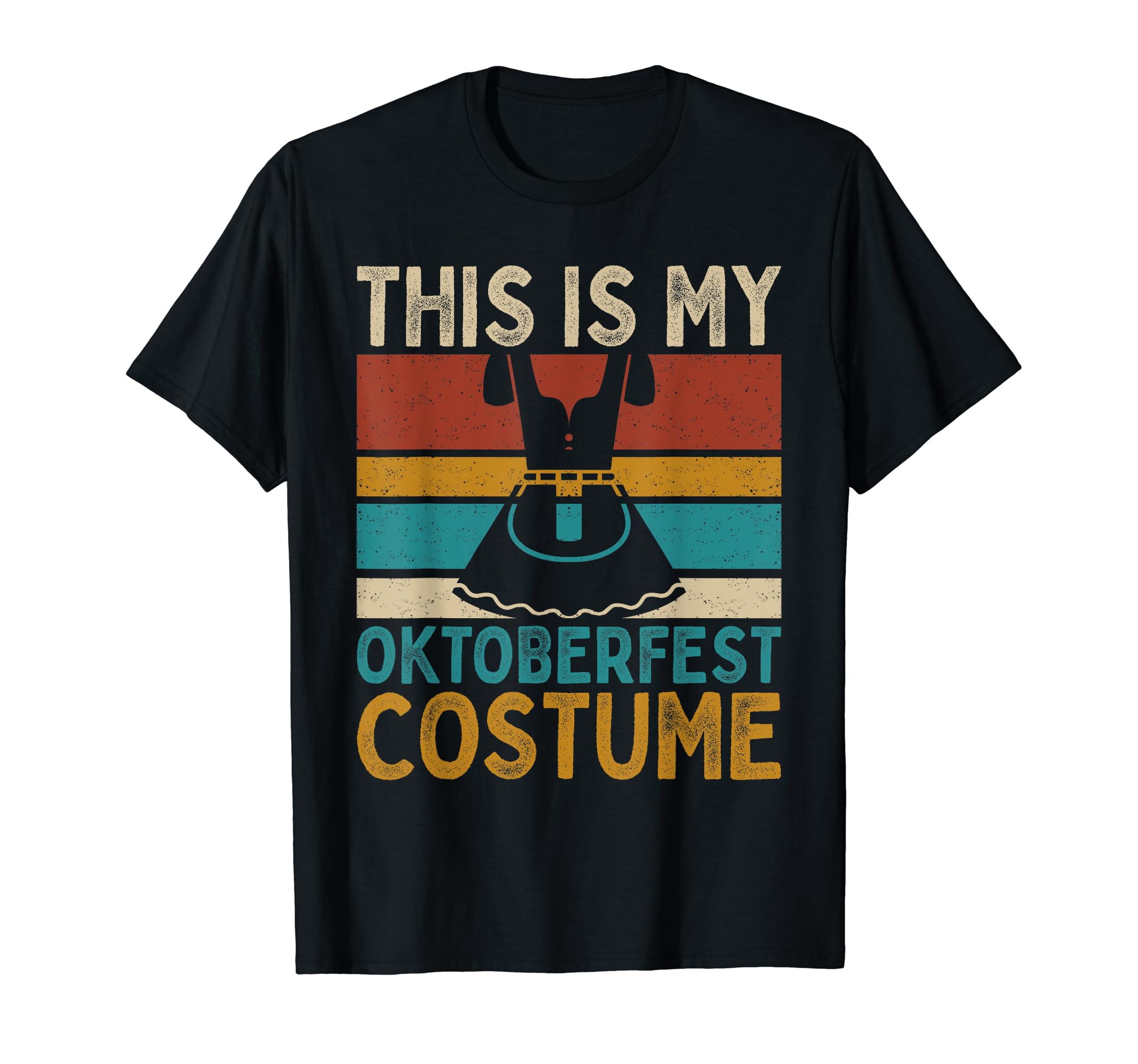 Oktoberfest German Bavarian Costume Gift StoreThis Is My Oktoberfest Costume Funny German Women Drindl T-Shirt