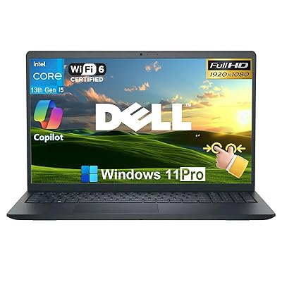 Dell Inspiron 15 3530 Touchscreen Laptop Computer - Intel 10-Core i5 1334U, 64GB RAM, 2TB SSD, 15.6'' FHD Anti-Glare Display, Win 11 Pro, Wi-Fi 6, Ai Copilot, for Business & Student, w/Accessories
