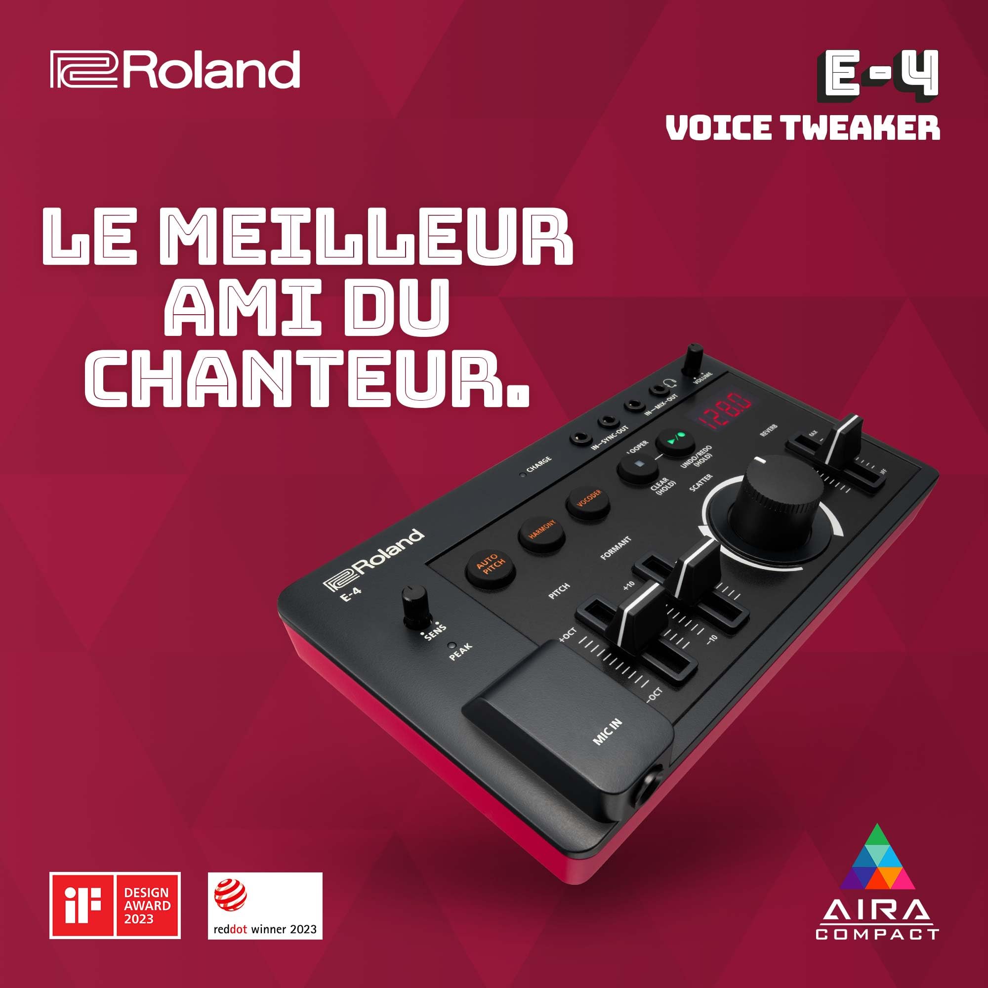 AIRA Compact E-4　VOICE TWEAKER Roland AIRA Compact E-4 Voice Tweaker - Ted Brown Music Company