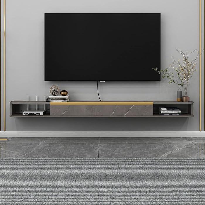 Buy Floating TV Shelves,WallMounted Floating TV Stand Entertainment