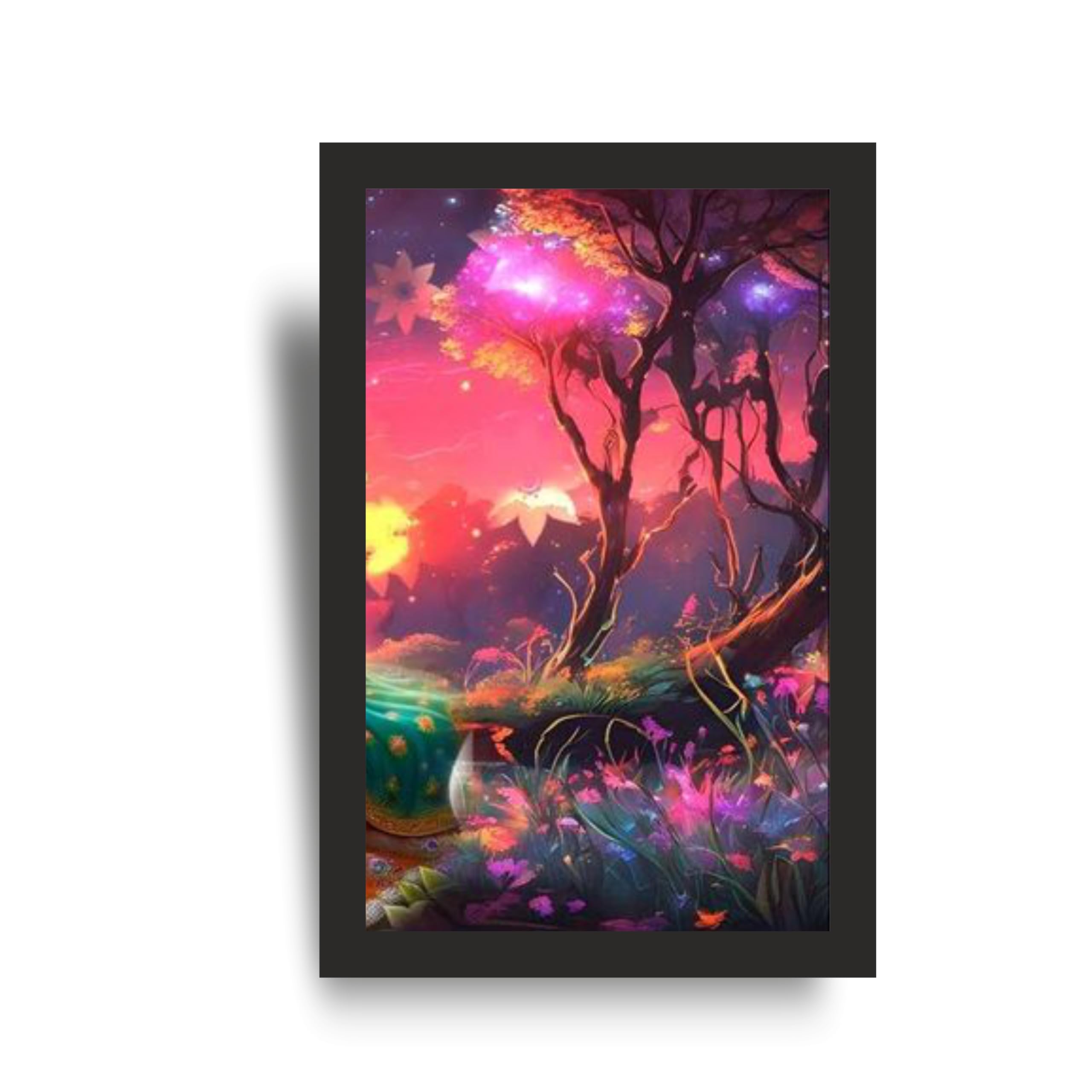 Radha Krishna Fantasy Garden Wall Art Set of 3 – view 4