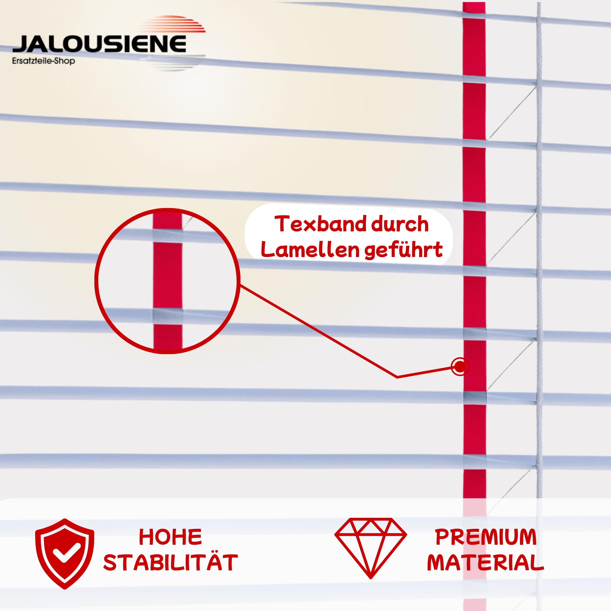 Taśma do naciągania, żaluzja zewnętrzna, 6 x 0,33 mm, w zestawie 2 szlufki (czarna, 350 cm)