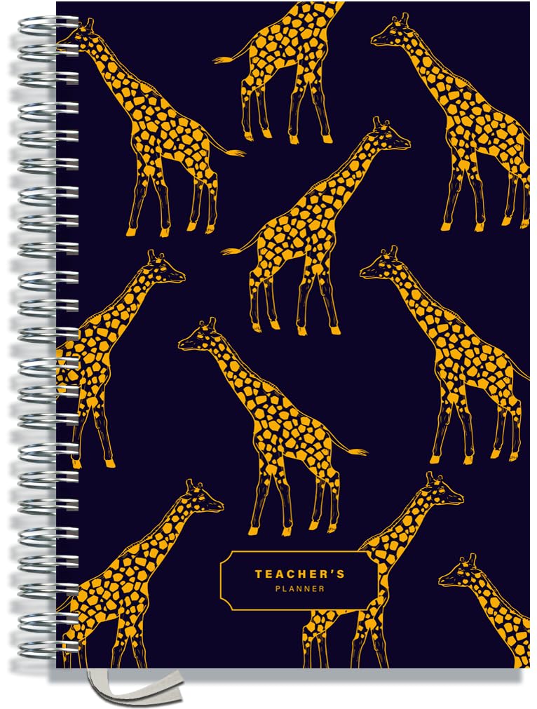 Pirongs Teacher Planner by A4 6 Lesson - Giraffe Edition