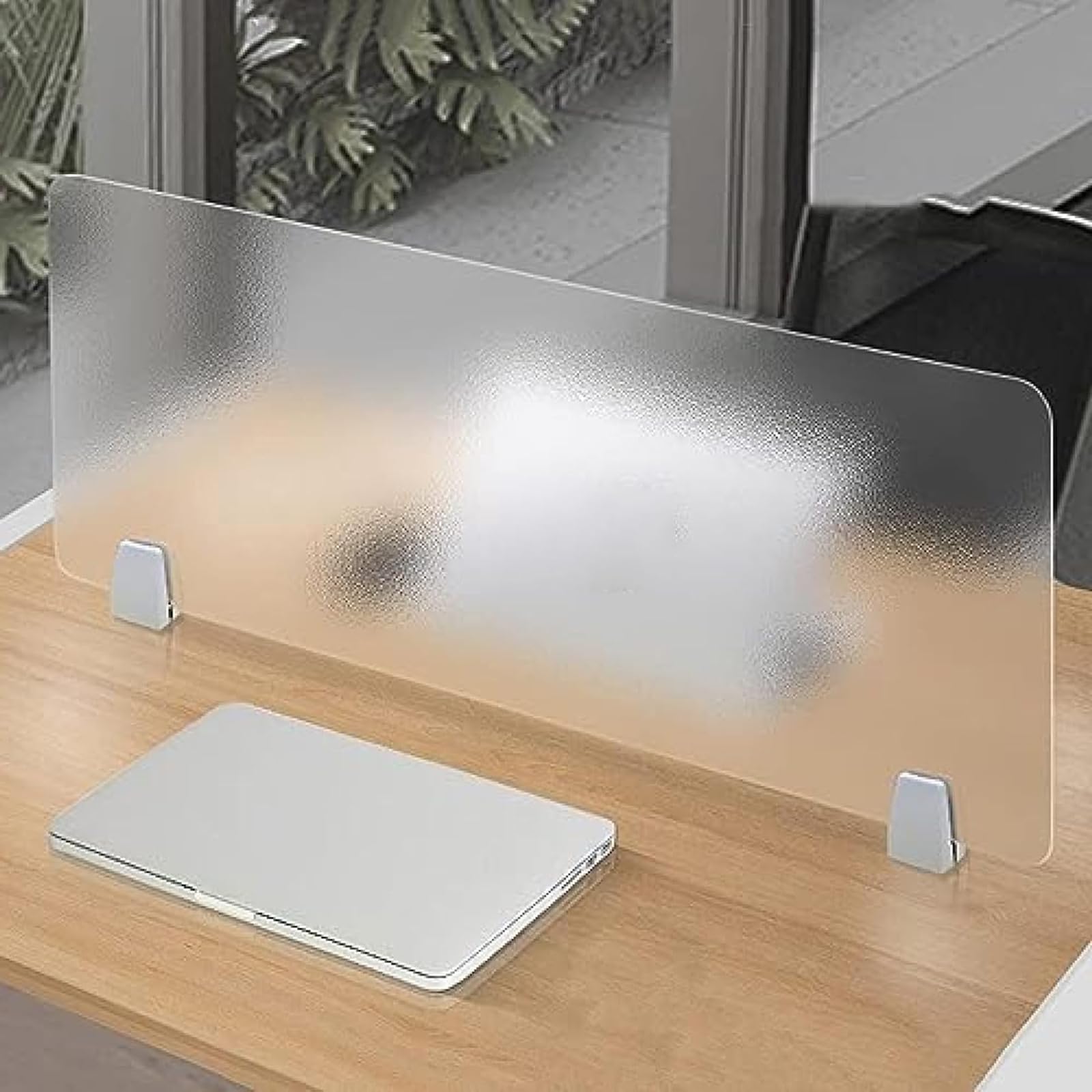 Pantalla de privacidad acrílica, divisor de escritorio portátil para el hogar y la oficina, panel de división de mesa para privacidad visual y separación de estaciones de trabajo