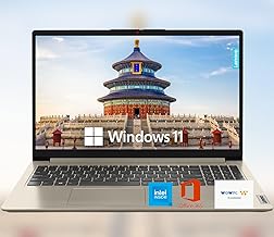 Lenovo Revestimiento antirreflejos HD IdeaPad de 15.6 pulgadas + 1 año Microsoft 365, 12 GB de RAM, 384 GB SSD, Windows 11 Home, hasta 9.5 horas de duración de la batería, procesador Intel, WiFi 6