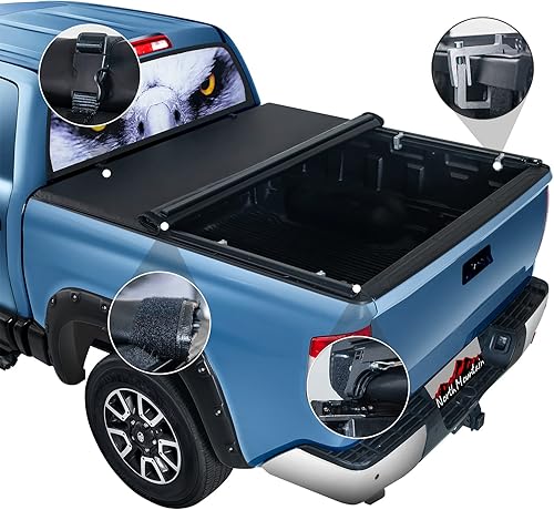 Miniatura 5 de North Mountain Cubierta enrollable suave para camioneta Ford Ranger de 6 pies, se adapta a Ford Ranger 1983-2011 Ford Ranger de 6 pies