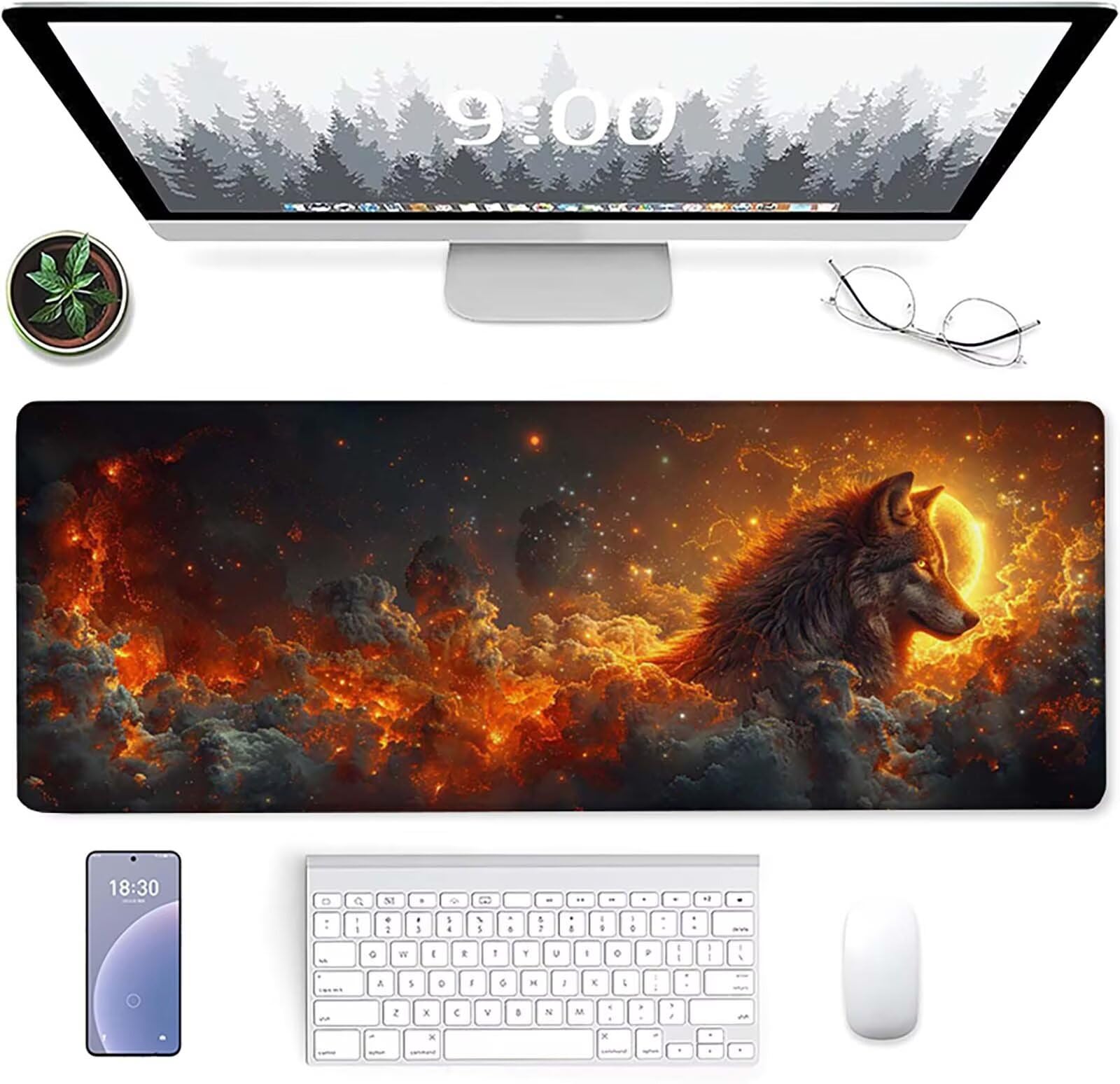 Podkładka pod mysz XXL 1600x800x3mm, czerwona podkładka pod mysz do gier z antypoślizgową gumową powierzchnią, poprawia precyzję i szybkość, komputer dla gracza i akcesoria biurowe, prezent dla