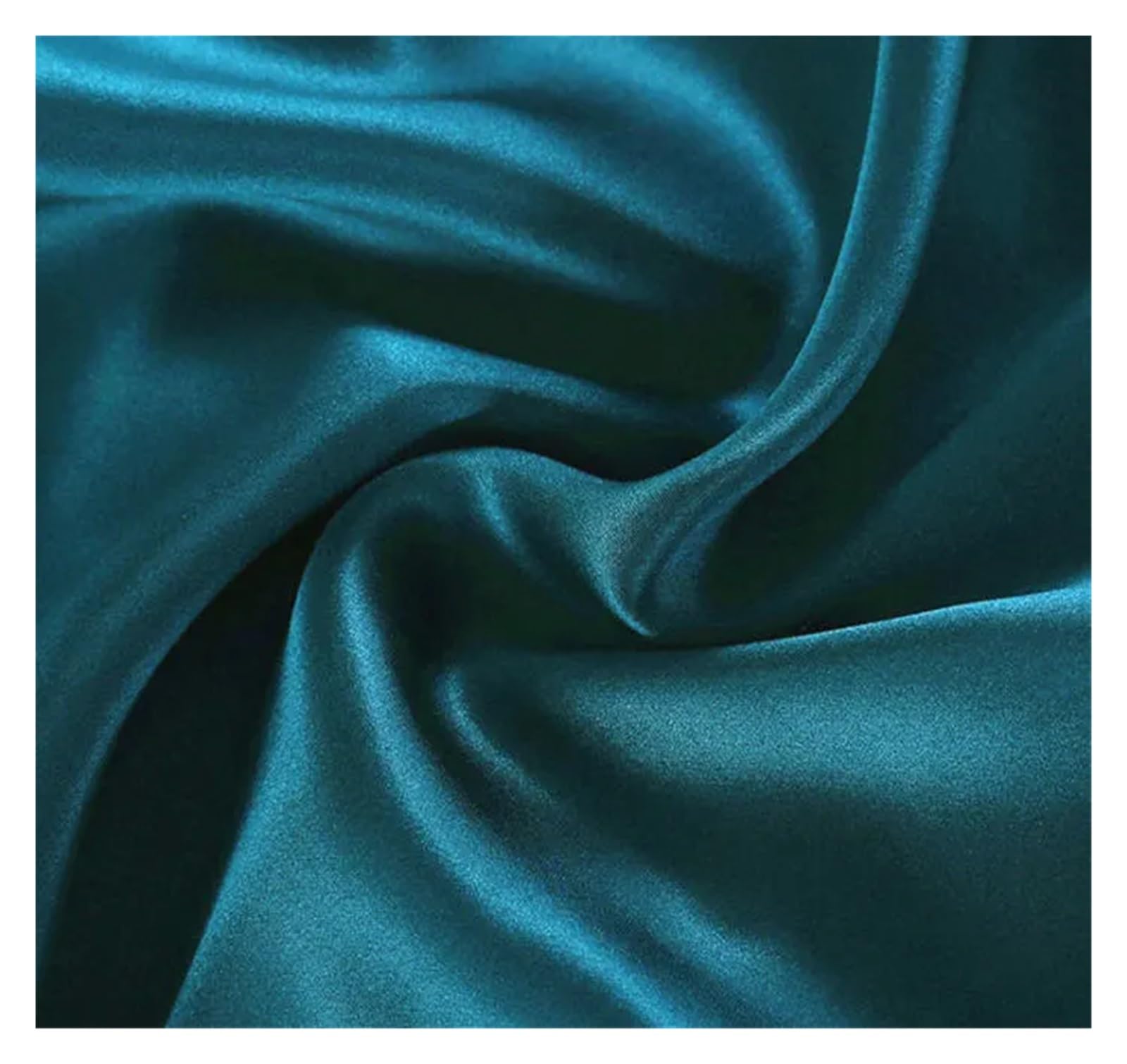 100% Mulberry Stain Silk Fabric 19 Momme Plain Dyed Super Smooth for Wedding DIY Dress Clothing Bedding(Color2,1 Meter)