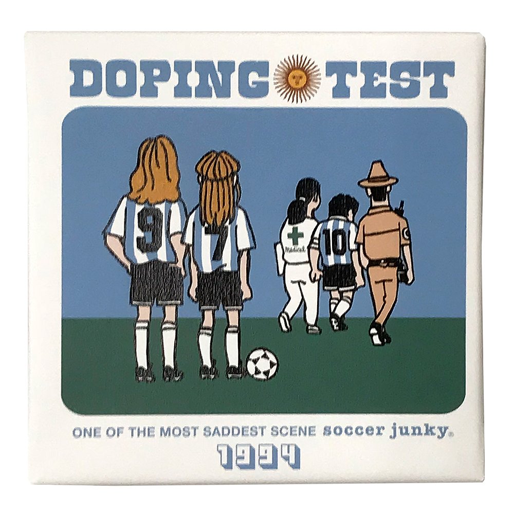 Amazon.co.jp: Soccerjunky(サッカージャンキー)×jerry 【Doping test サッカージャンキーアート