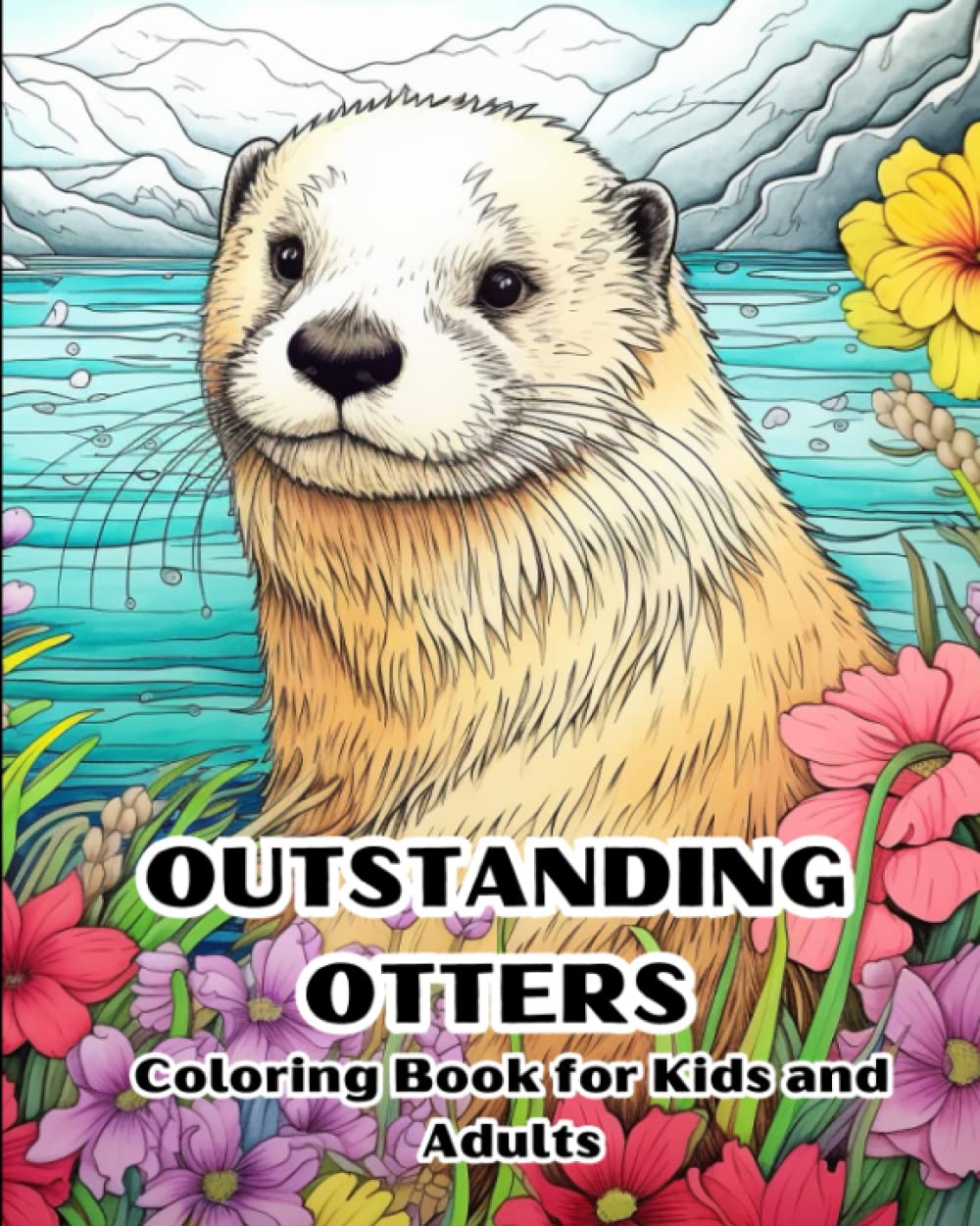 Outstanding Otters Coloring Book: An Otter Coloring Book for Kids and Adults to Enjoy!