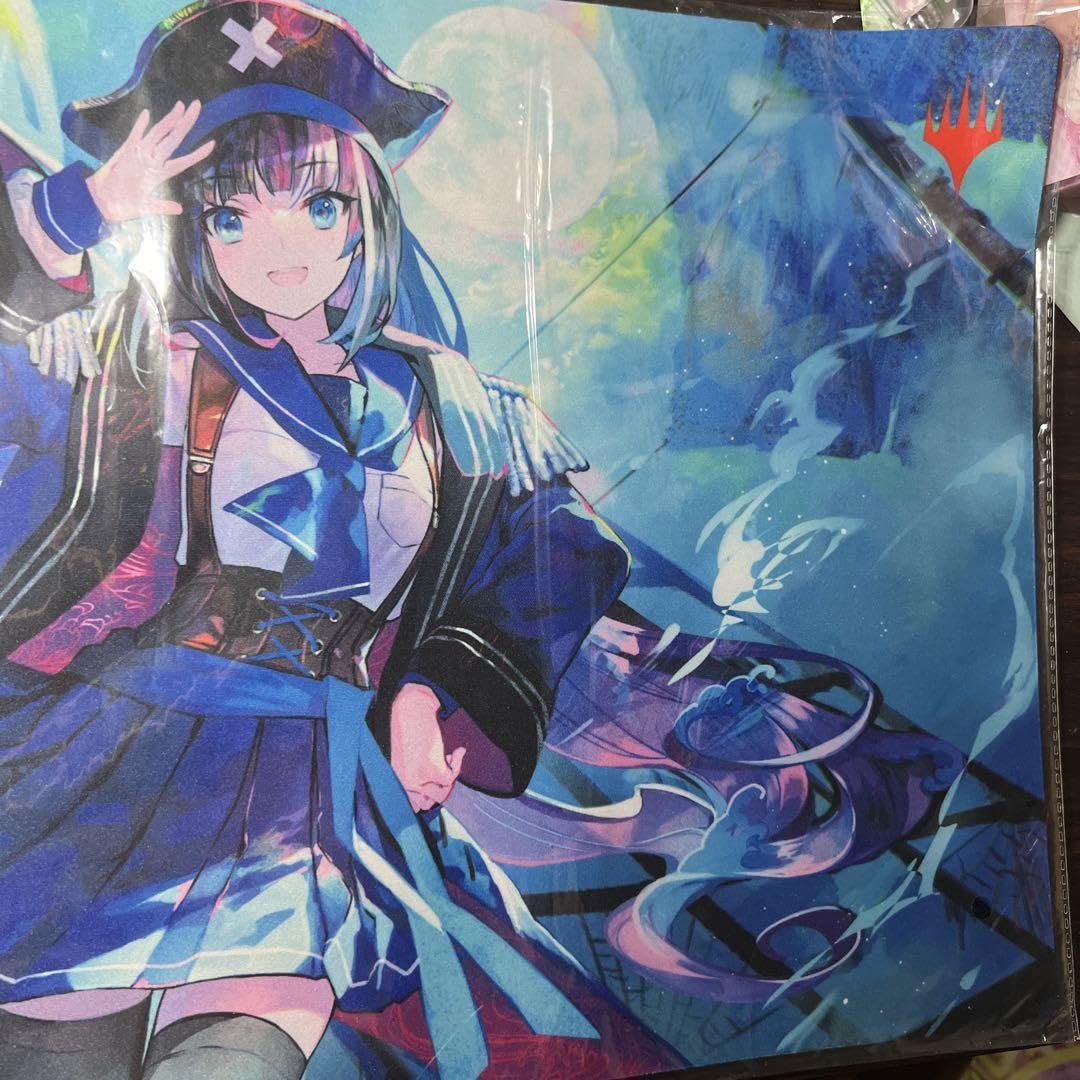 Amazon.co.jp: MTG 幽体の船乗り プレイマット 藤ちょこ先生 : おもちゃ