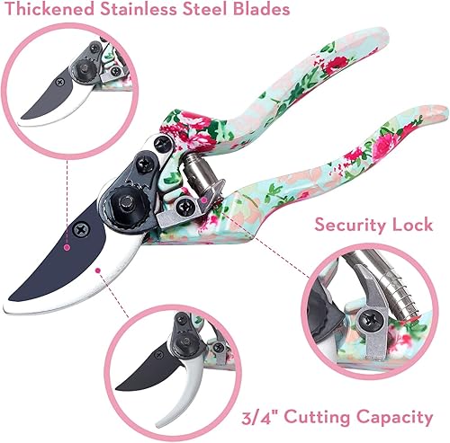 Miniatura 6 de Regalos para mujer para Navidad, kit de jardinería floral de JUMPHIGH regalos para mujeres, regalos para mamá, abuela, herramientas de jardinería