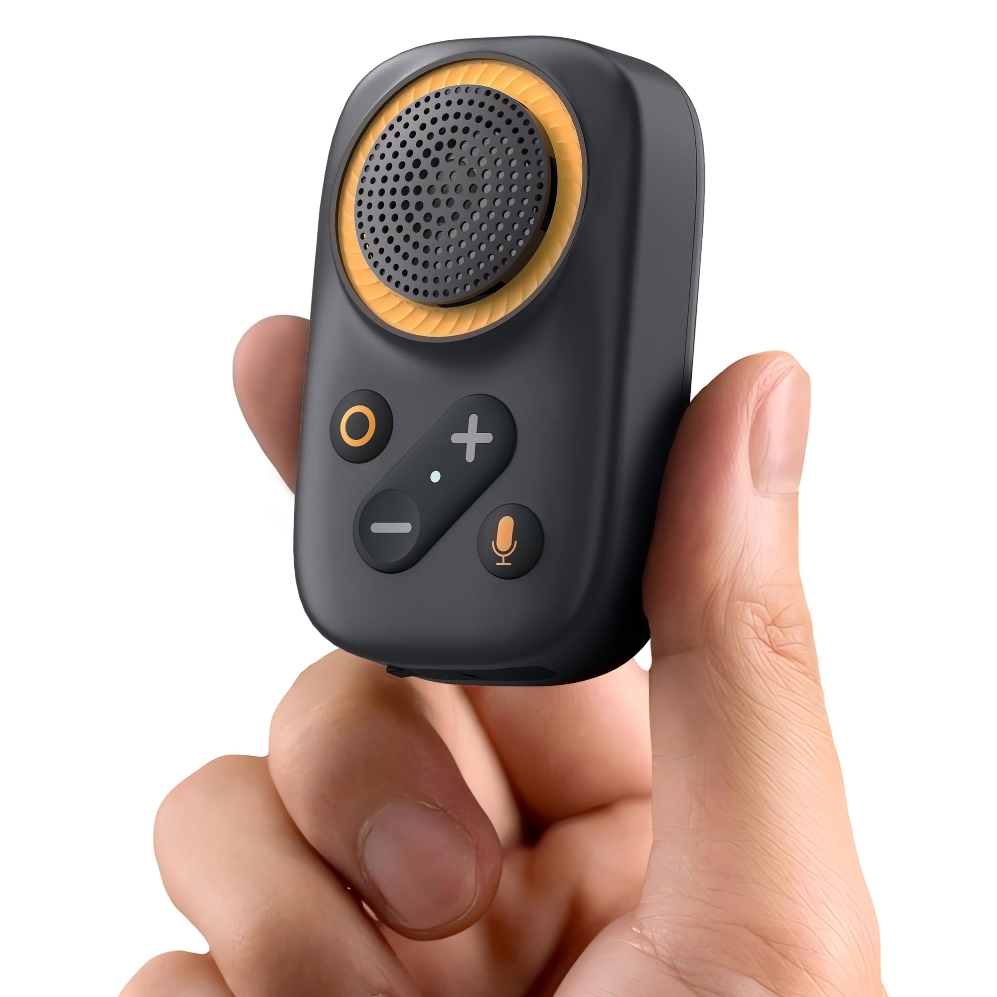 GOTOOLZ Wearable Bluetooth Speaker, Bluetooth 5.4 Clip On Wireless Speaker with Mic, TWS Function, 12Hrs Playtime, IPX5 Waterproof, Mini Portable Speakers for Outdoor Working, Biking, Running