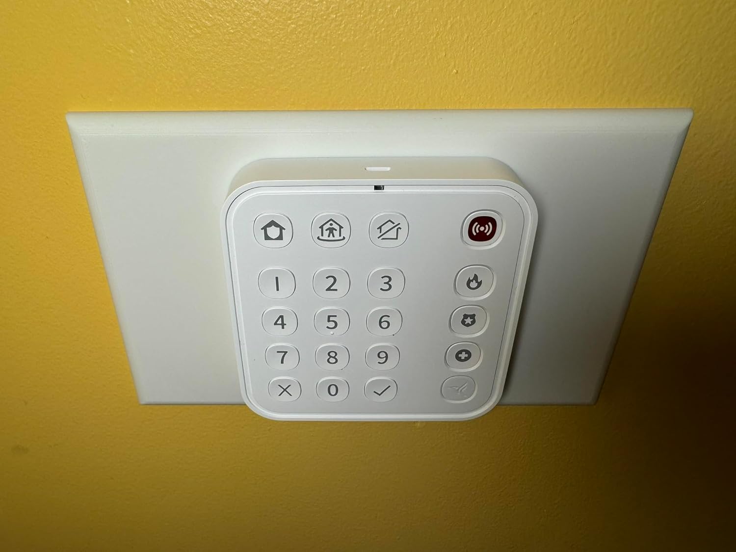 Wall Mounting Plate for Arlo Home Security System WIRE-FREE Keypad - 3D Printed (Keypad Not Included) (5x8 inch)