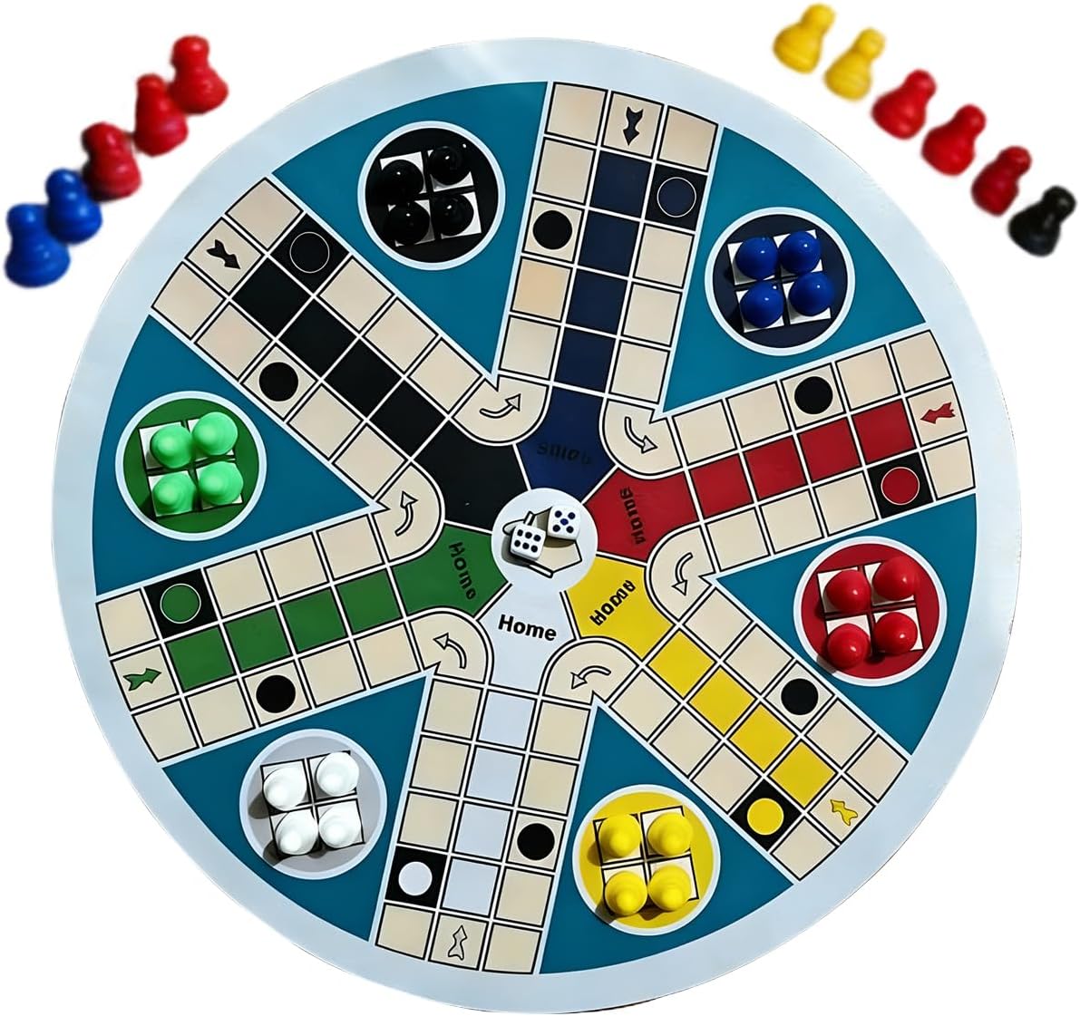 Kids Board Games,Round Interactive Classic | Board Games for Family Night - for Boys Girls Teens Home School Classroom Travel Camping Picnic Play Holiday