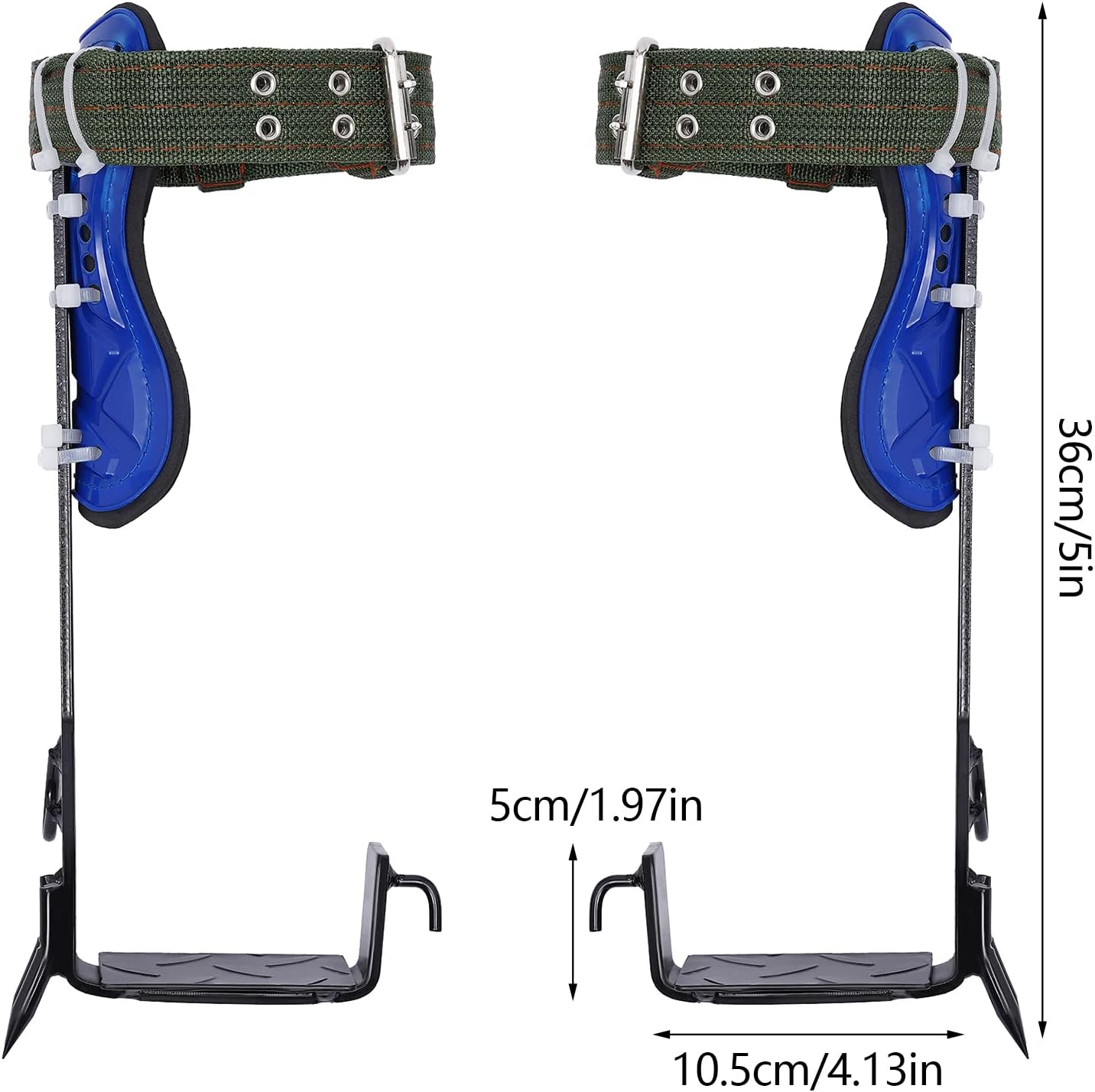Tree Climbing Gear, Tree Climbing Spikes, Climbing Gear Tree Climbing Equipment Complete Kit, Safety Belt & Anti-Slip Pedals for Climbing Trees, Outdoor Jungle Survival, Picking Fruit, Sports