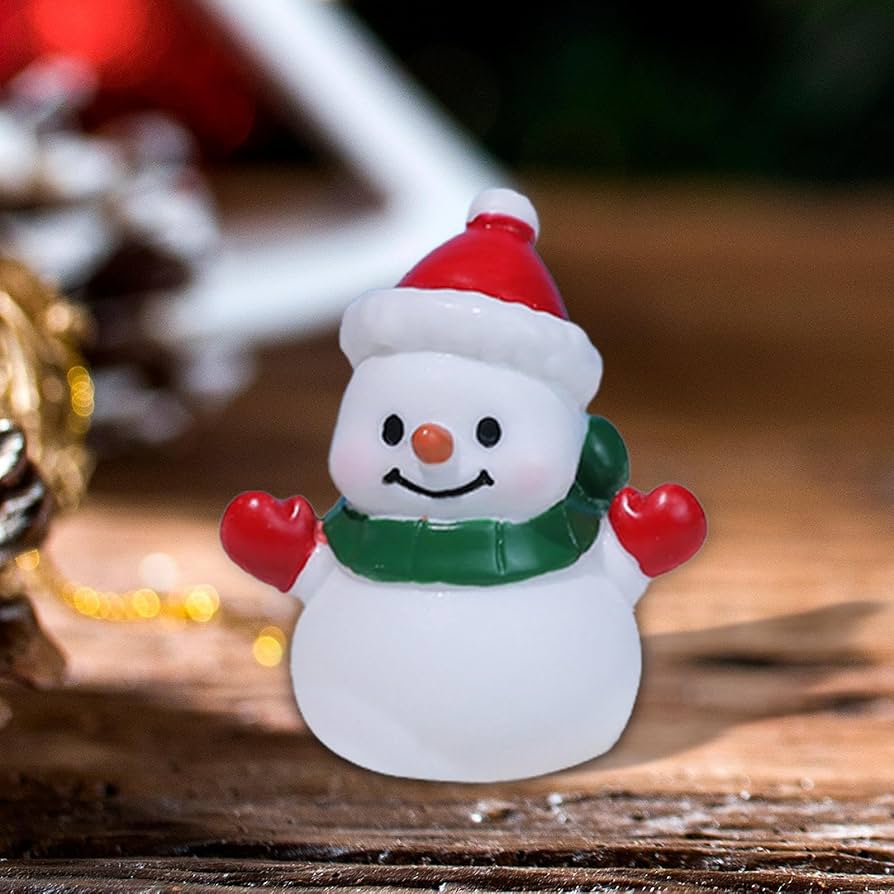 Amazon | Toysmith ミニクリスマス雪だるまミニチュアフィギュア