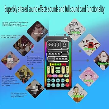 Amazon.com: DIANMO Game Voice Changer, Audio Mixer, i9Live Sound