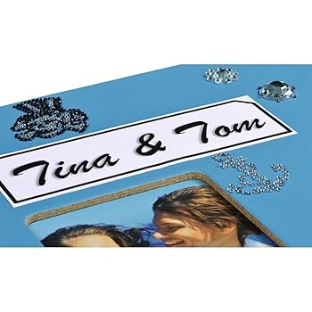 Hama Jumbo Photo Album 30x30 Cm - 100 White Pages With Glassine Interleaves, Blue Cover