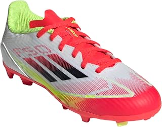 Botas de fútbol unisex F50 League Firm Multi Ground para niños, color negro, talla 1.5