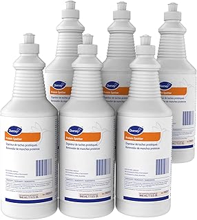 Diversey 5002611 Protein Spotter, Removes Organic Soils on Carpet Including Bodily Fluids, Urine, Blood, Vomit, Blood, Urine, Ready-to-Use, 32-Ounce (Pack of 6)