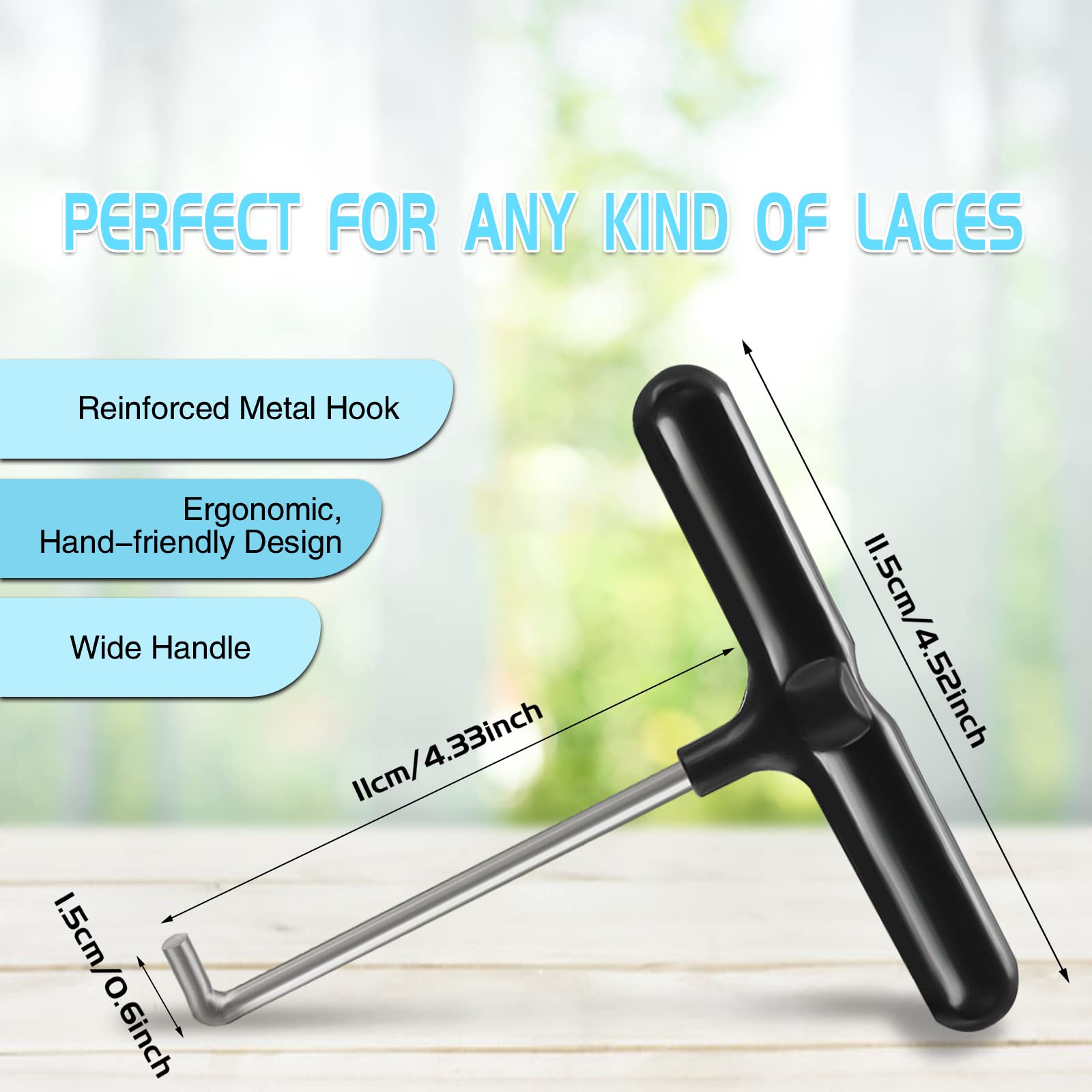 Shoe Lace Tightener Stainless Steel, Outdoor Heights Lace Tool For Ice-Skates, Skate Key