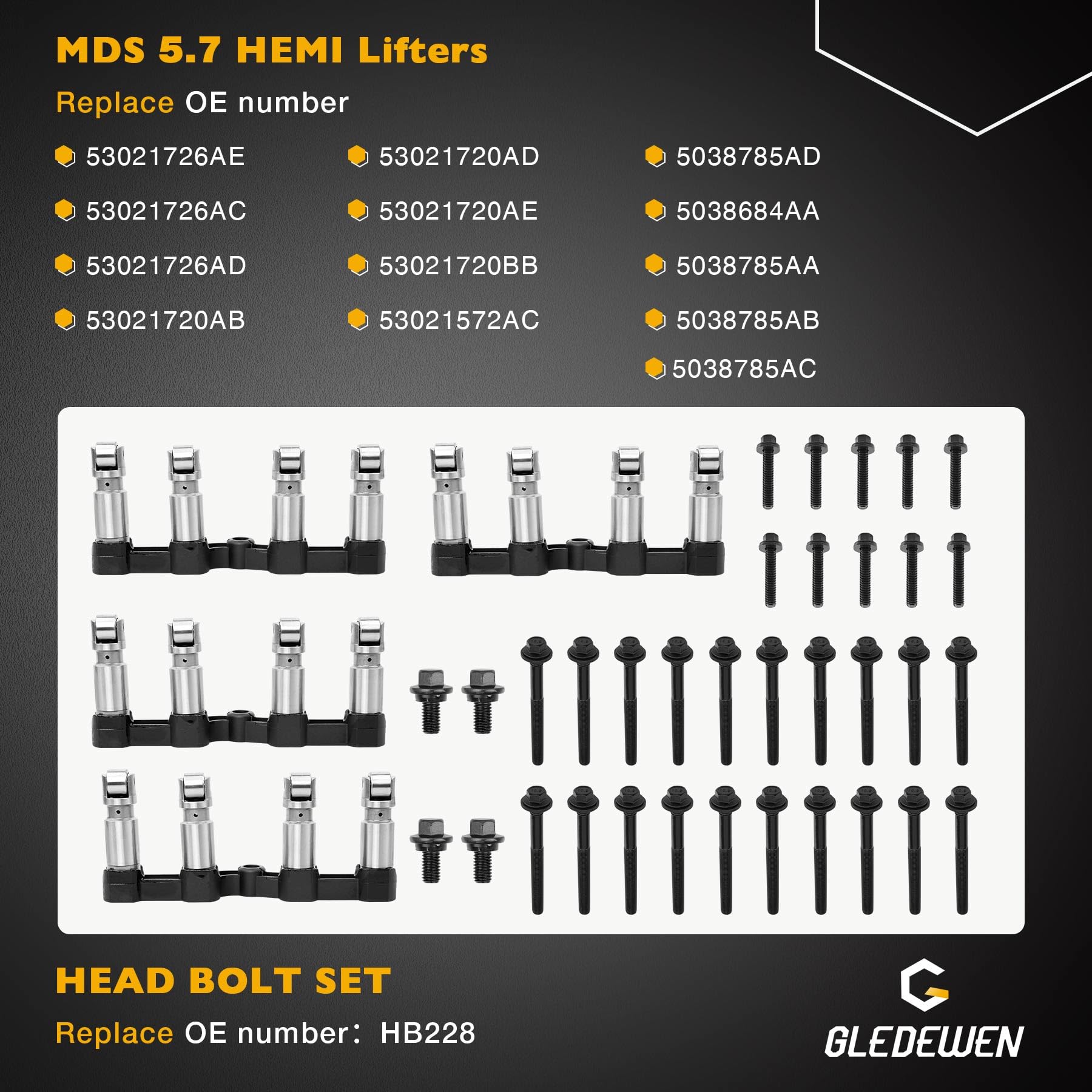 MDS 5.7L Hemi Camshaft Lifter Kit - Product View