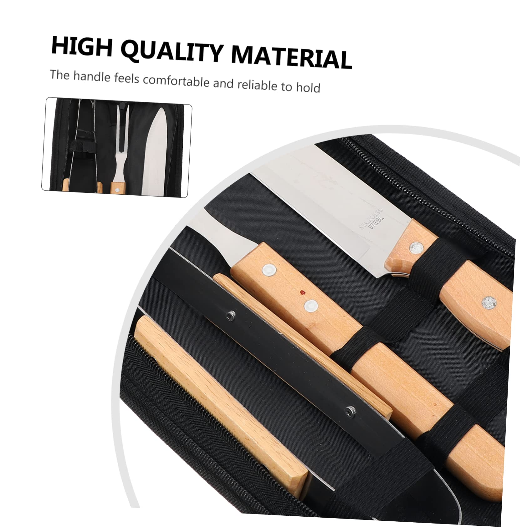 Set Utensili Barbecue 1 Pezzo in Acciaio Inox, Pinza e Forchetta