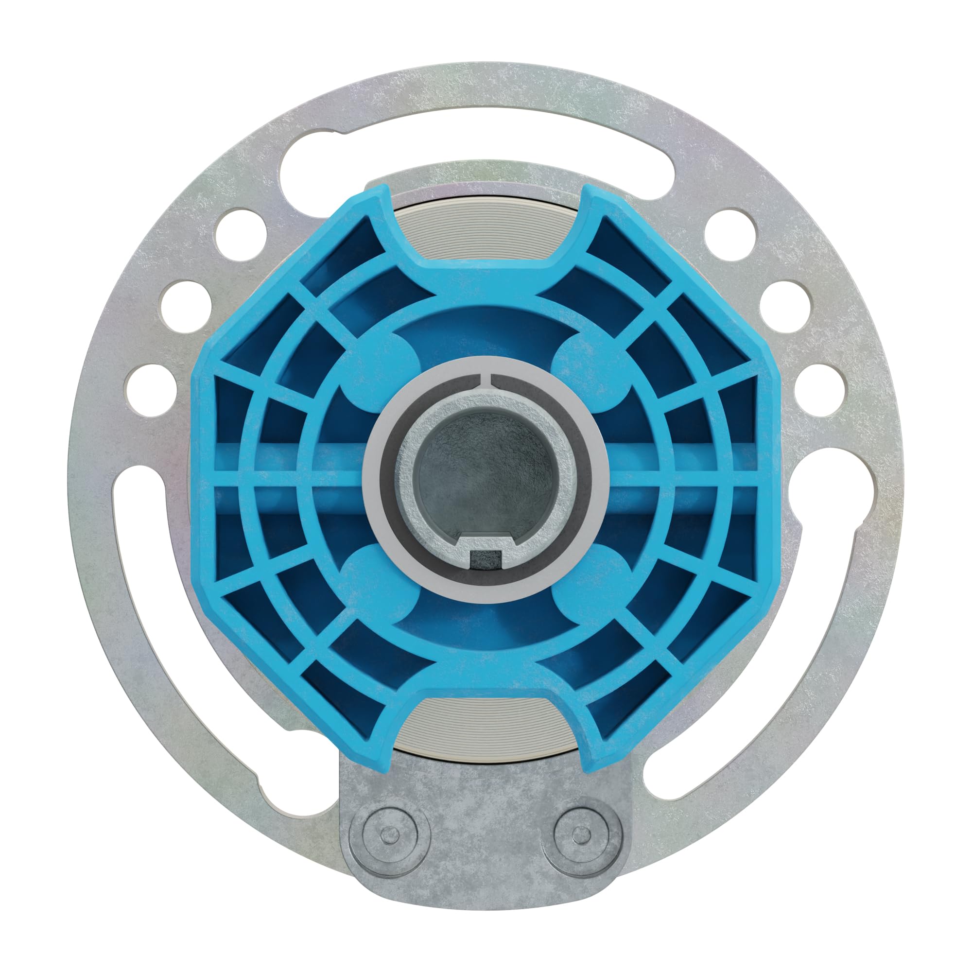 DIWARO® Kegelradgetriebe K035 Untersetzung 4:1 Antrieb 6mm Innenvierkant für SW 60 achtkant Stahlwelle