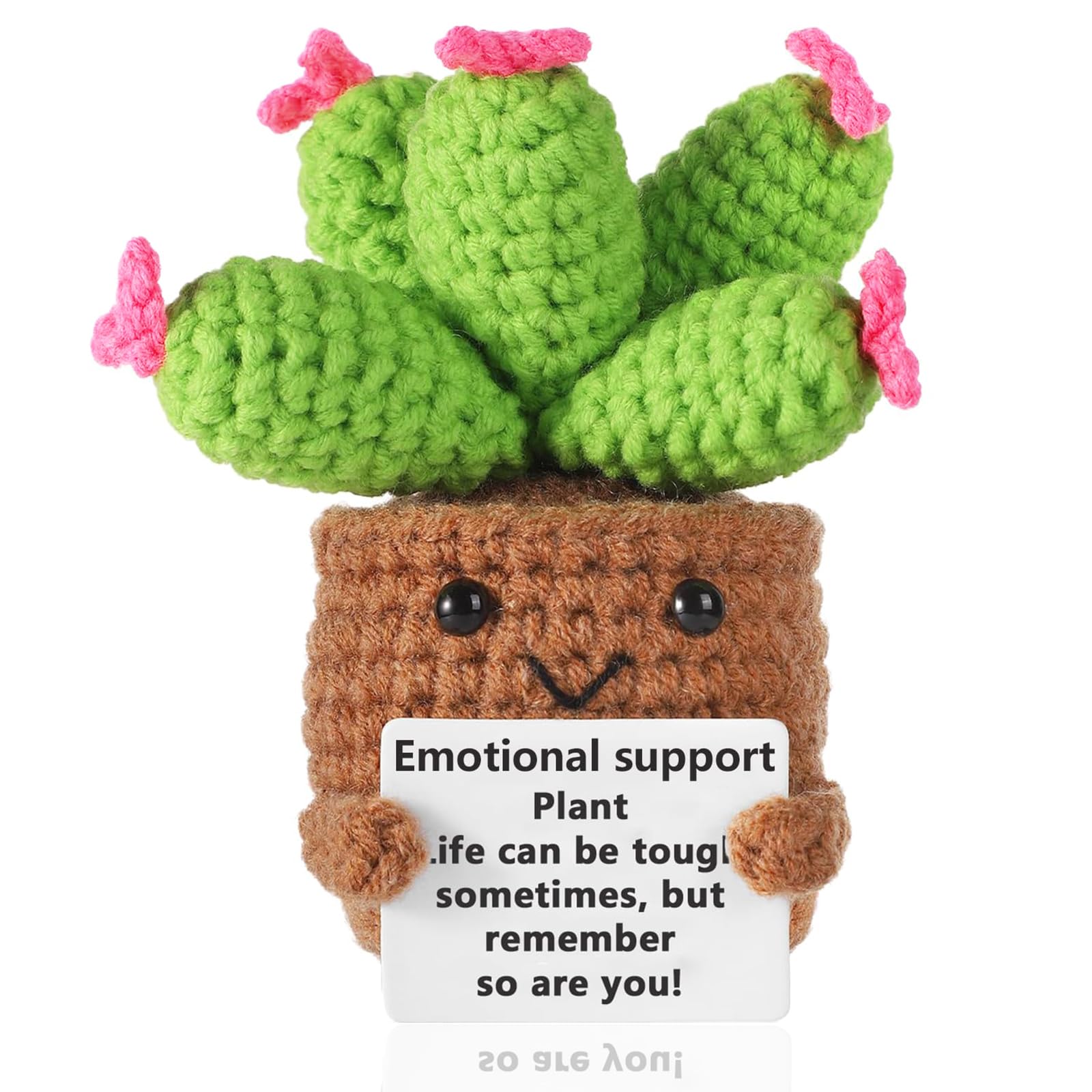 GZGRYTRC Emotional Support Plant, Exquisite Emotional Support Crochet