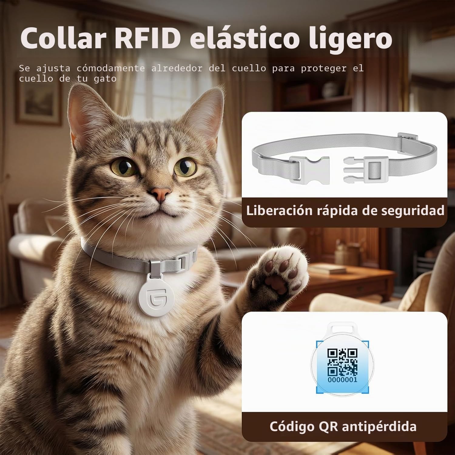 HoneyGuaridan RFID Comedero Automático para Gato, Comidas Activadas Mediante RFID, 5G WiFi Dispensador de Comida Gatos, Ideal para Hogares con Varias Gatos y Diferentes Regímenes Alimenticios