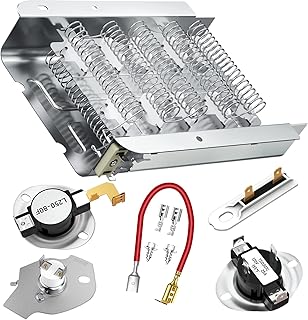 279838 Dryer Heating Element W10724237 fit for Whirlpool Kenmore 70 80 Series Cabrio Roper Maytag Amana Admiral Dryer Heating Element Parts Dryers -Replace 3403585 ap3094254 8565582-by AMI PARTS