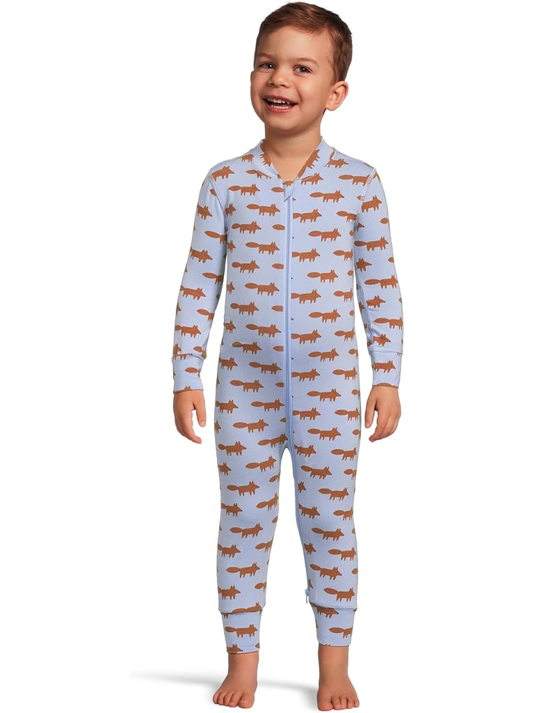 Pink Hanna Andersson 2-Way Zip Sleeper in HannaSoft™ (Infant/Toddler)