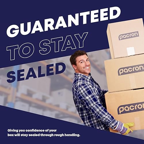 Miniatura 5 de Cinta de embalaje transparente  6 rollos de cinta de envío  2.88 pulgadas por 110 yardas de cinta transparente  Rollos diseñados para mudanza de