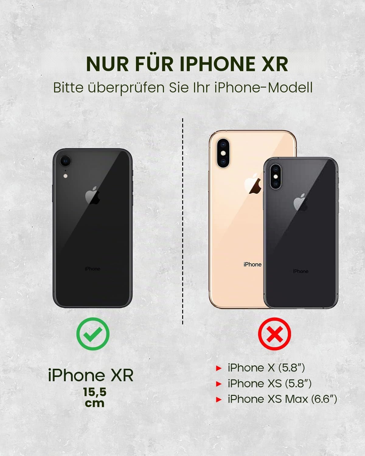 Porter Riley - Lederhülle kompatibel mit iPhone XR. Premium Echtleder Standhülle/Cover/Brieftasche mit Karten Steckfächern & Horizontale Standfunktion 6.1 Zoll (Schokoladenbraun)