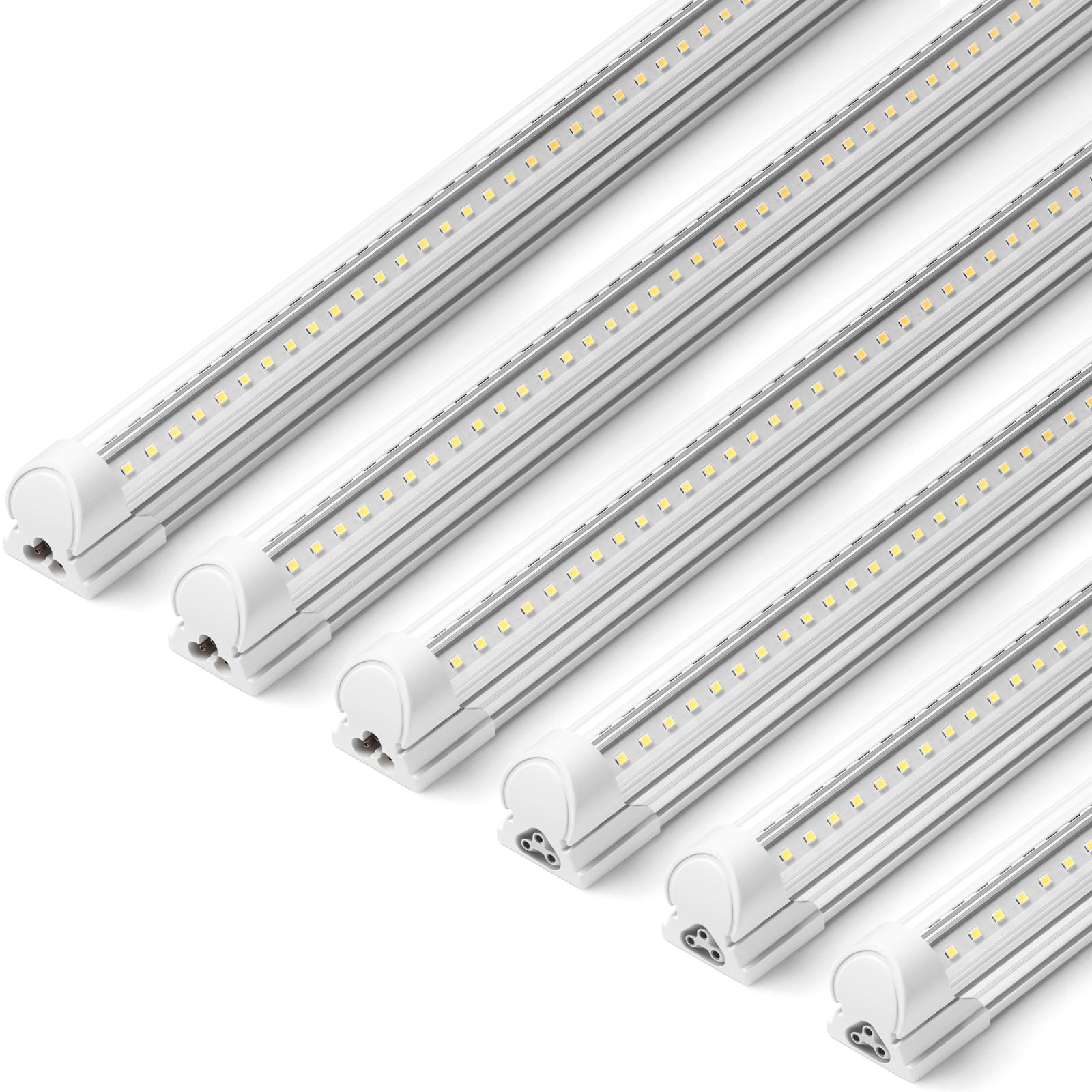 Barrina T8 LED Shop Lights, 3FT 30W 4600LM 6500K, High Output Tube, 6 Packs