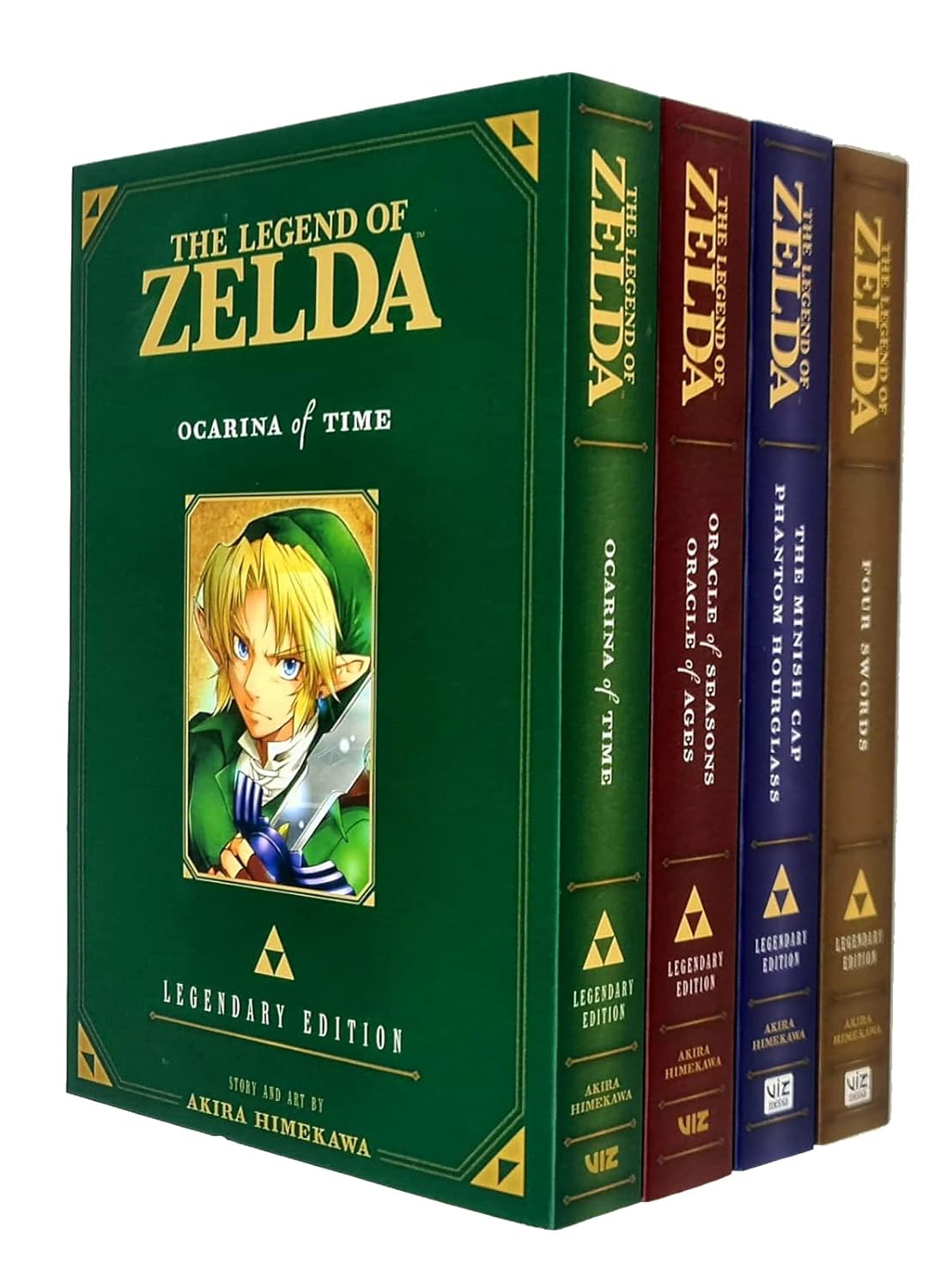 The Legend of Zelda Legendary Edition Vol 1 2 4 5 Collection 4 Books ...