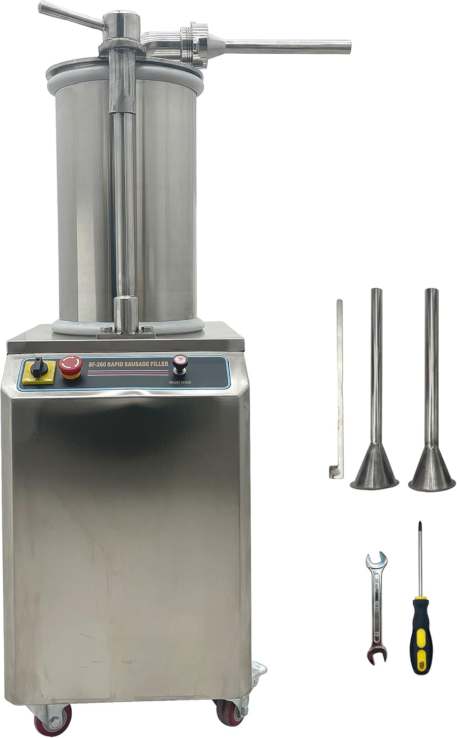 HayWHNKN 35L Commercial Hydraulic Sausage Stuffer, 110V 1100W Electric