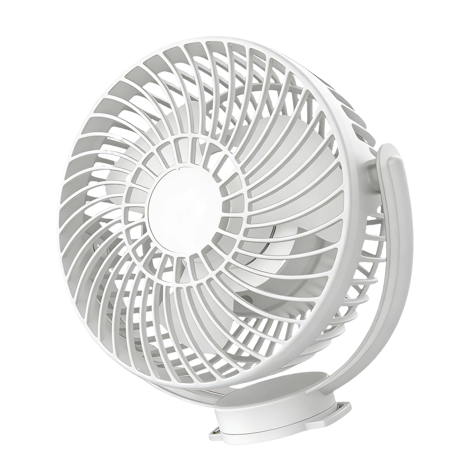 Tsophreniq 10000mAh Rechargeable Fan Offering 4 Speed Preferences and Flexible Tilt Head for Golf Carts and Travel Lightweight Portable Fan