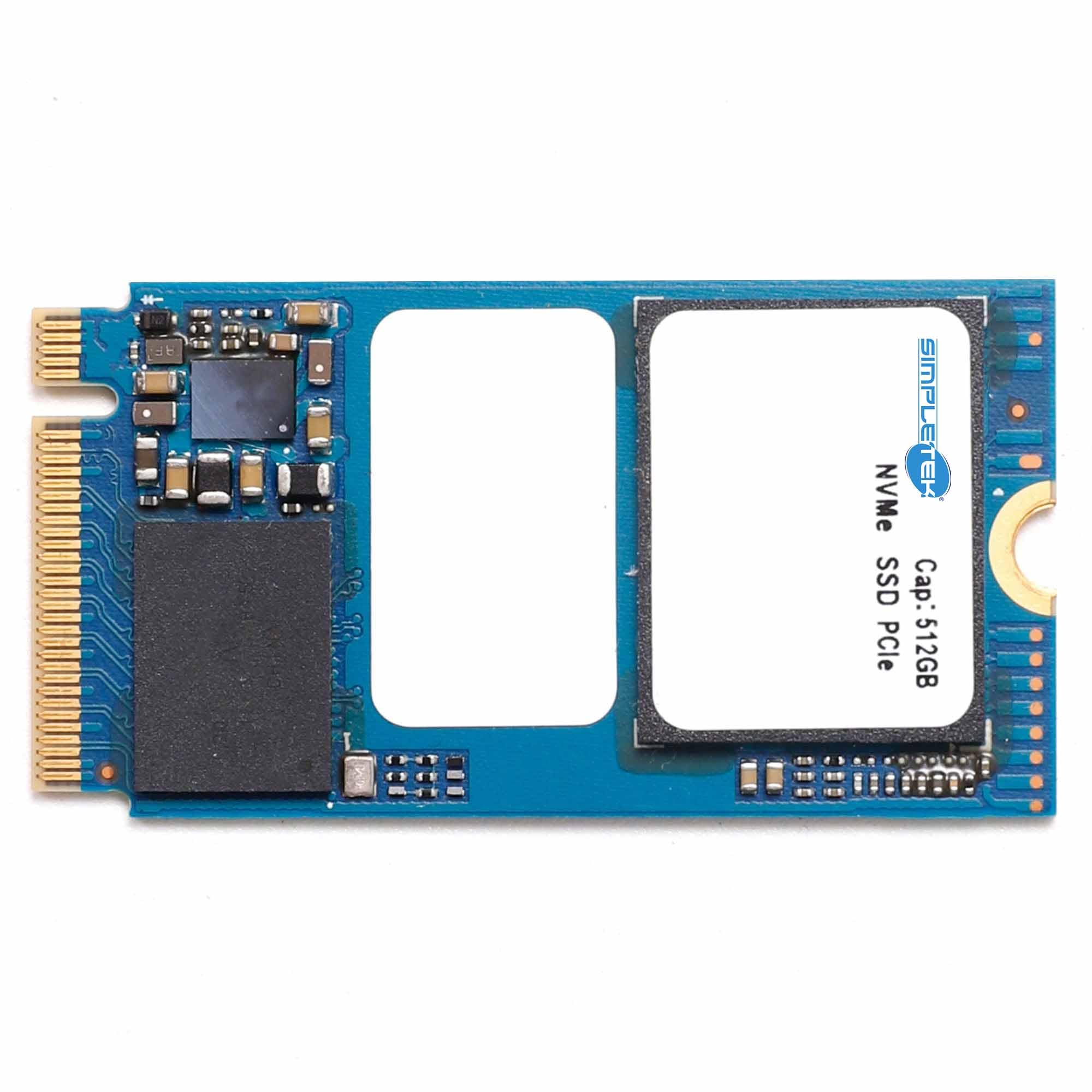 SIMPLETEK Wewnętrzny dysk SSD M.2 NVME PCIe 3.0 2242, 512 GB 3D NAND, wysoka prędkość, idealny do laptopów i notebooków (odnowiony)