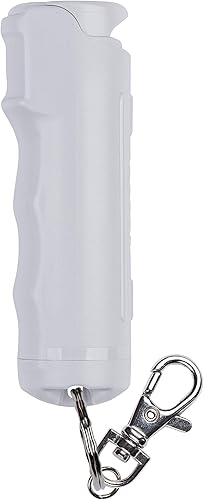 Miniatura 34 de SABRE Spray de pimienta con tapa abatible rápida, espray OC de máxima fuerza policial, 3 veces más tiempo de rociado, hasta 10 segundos, agarre