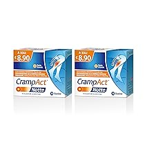 Crampact Notte, Integratore Alimentare con Potassio, Magnesio e Calcio per la Regolare Funzione Muscolare, GUSTO ARANCIA – 1 Confezione Bipack da 28 Bustine