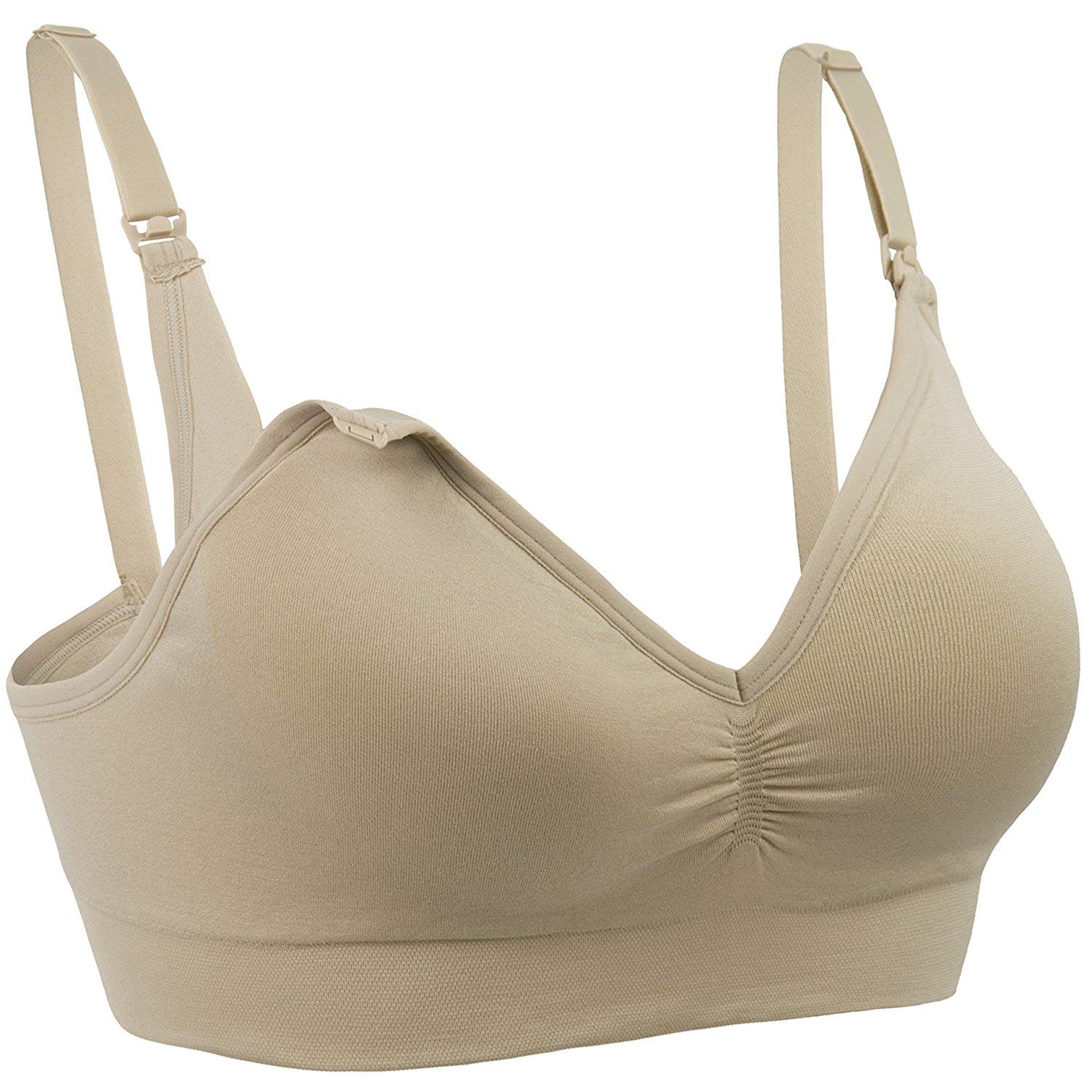 Femme Soutiens-Gorge maternité d’Allaitement sans Armature pour Enceinte Femme Allaitant Sommeil(4/3Pcs)