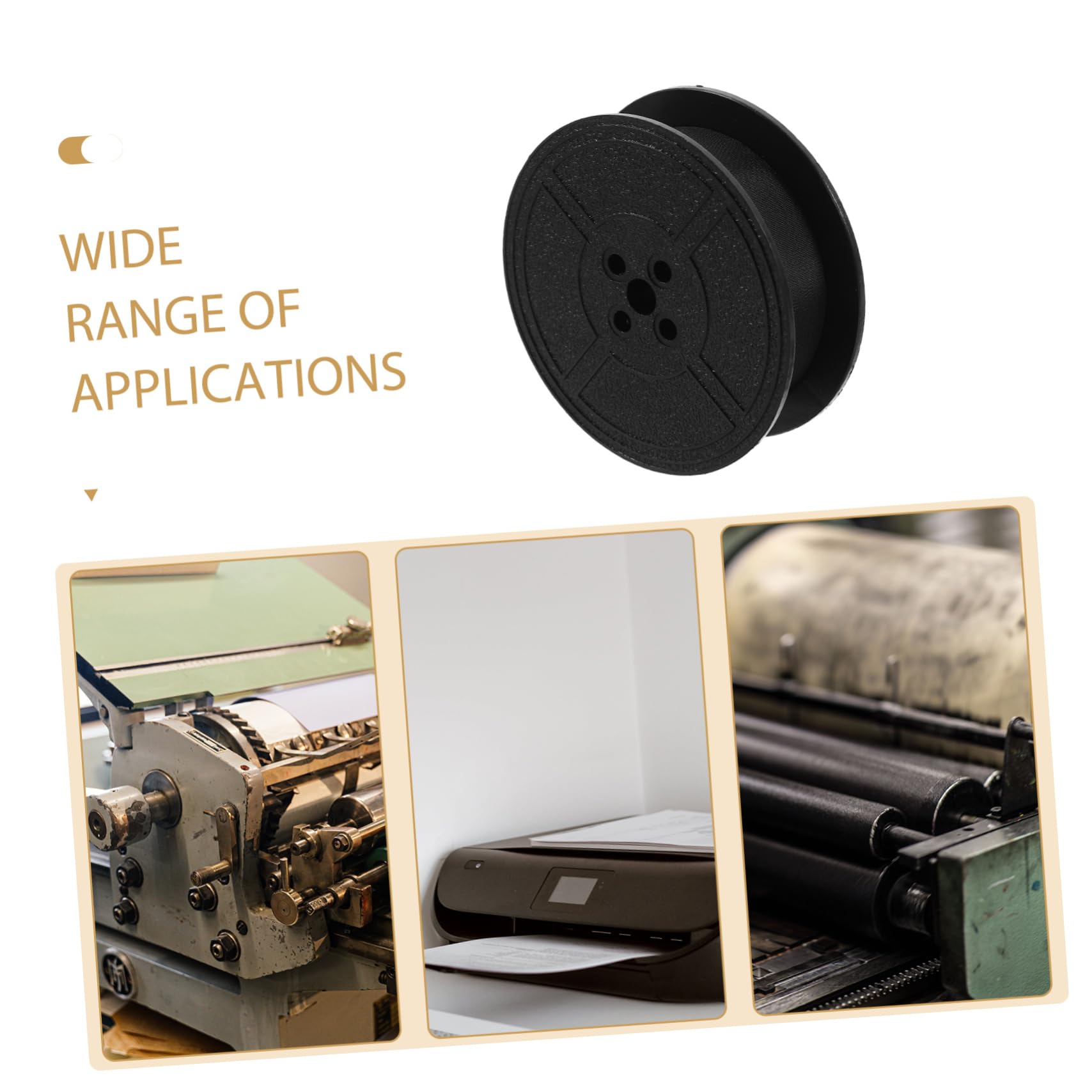 SEWACC 12pièces Ruban Encre Pour Machine à Écrire Lot De Rubans Légers Installation Facile Compatible Avec Modèles Classiques Encre Noire Pour Impression Claire Et Nette