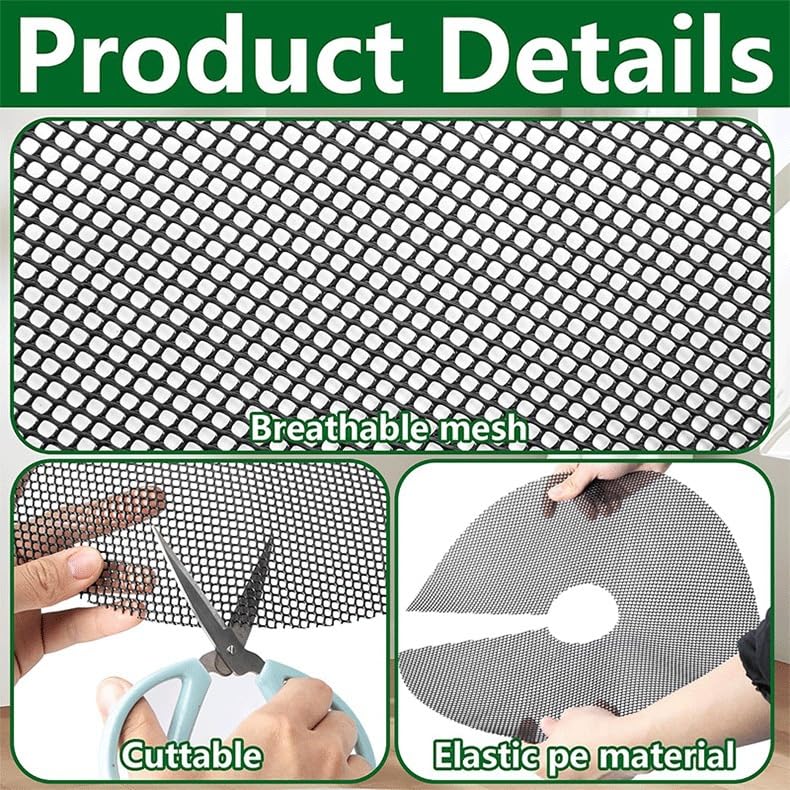 Twinice 6 Pièces Grille de Protection pour Pot de Fleurs, 30cm Couvercle de Protection du Sol pour Pots de Fleurs, Protecteur Contre Les Chats, Protège la Terre des Animaux et des Enfants