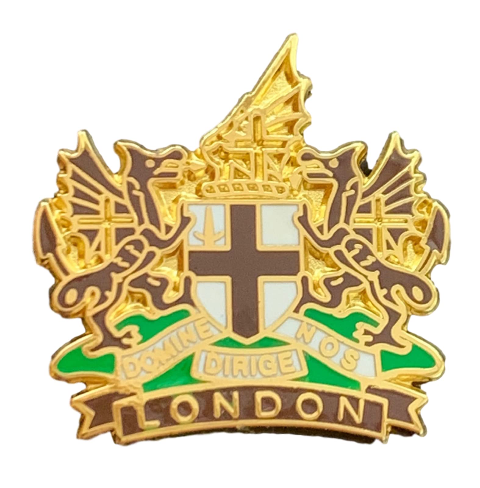 London City Coat of Arms Quality Enamel Lapel pin Badge T836