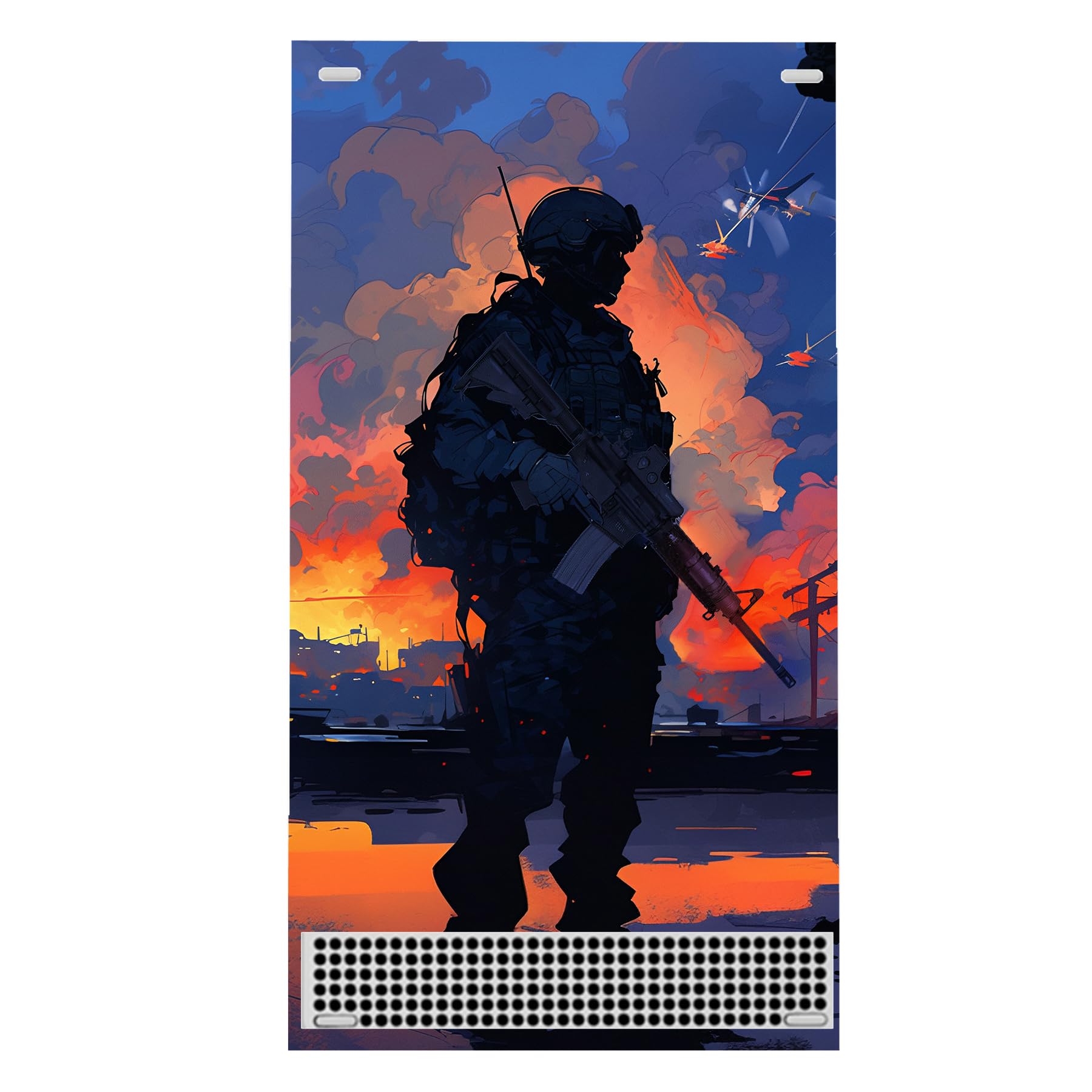 PlayVital Autocollant Protection pour Xbox Series S Sticker Manette Skin pour Xbox Series S Accessoires Console-Décision Héroïque