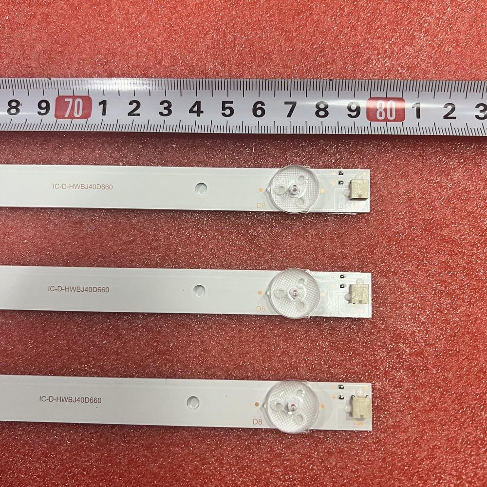 LOCLPCKGYA LED Strip Fit For Panasonic TC-40DS600X TX-40ES400B TX-40ES500B TX-40FS503B TX-40ESW504B TX-40DSU401 TC-40DS600H TX-40DS400E(Kit 3pcs For 1 TV)