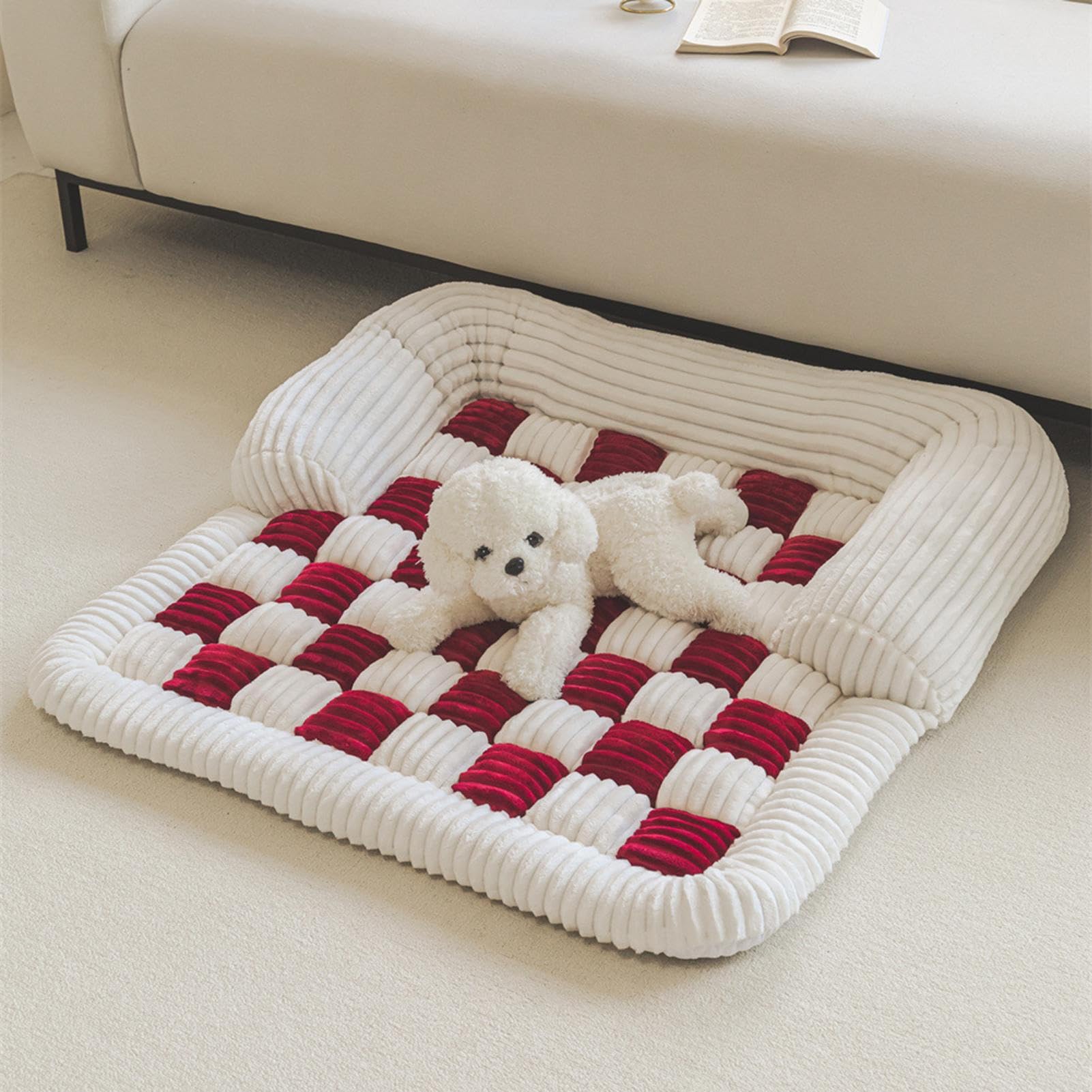 Cubierta De Sofá para Perros Cama De Franela Suave Y Gruesa De 70 | Cama Lavable Para Perros De Sofá Para Protección De Muebles Hogar Apartamento Tiempo De Siesta Y Relajación